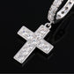 Cross Earrings | With CZ stones | 925 Silver