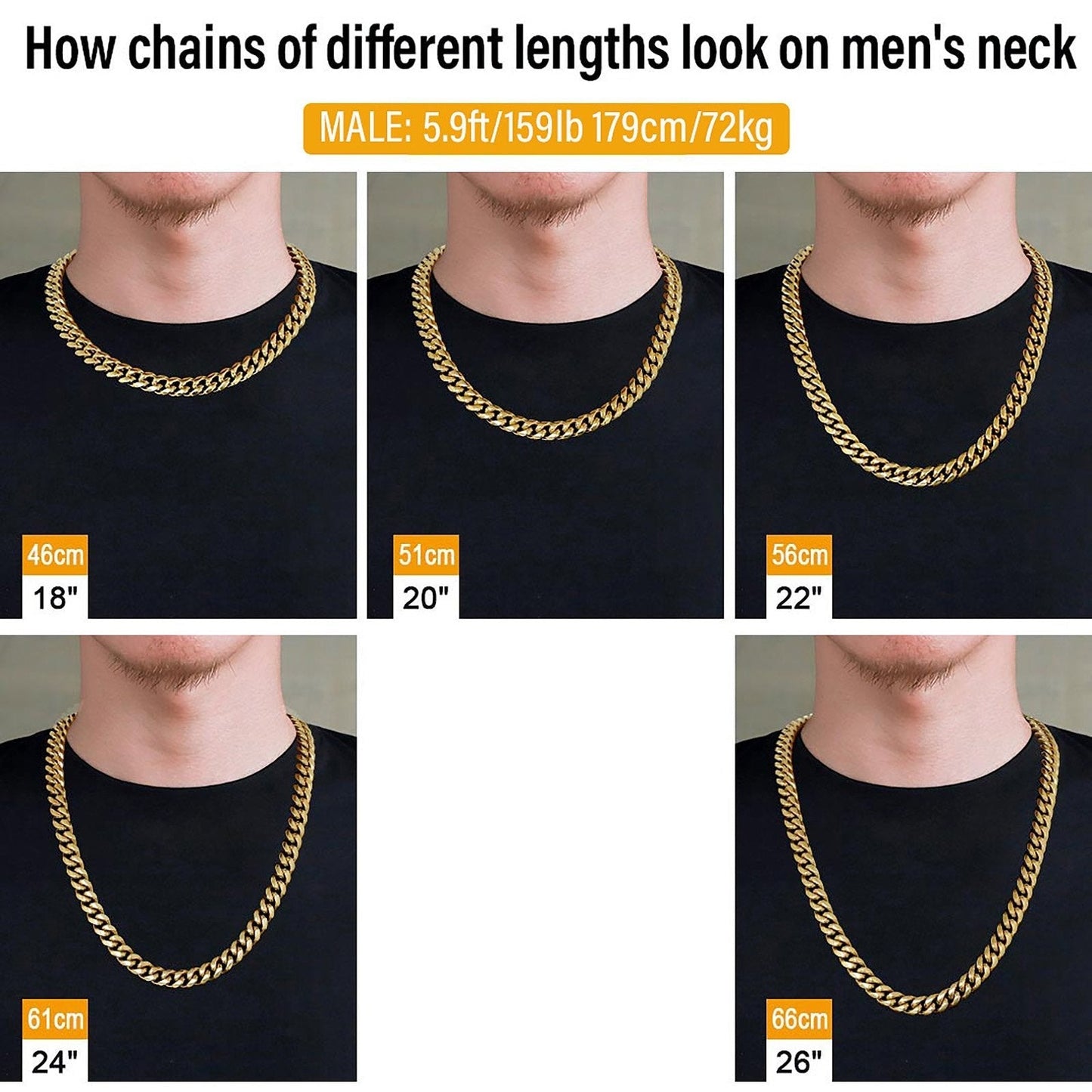 Wholesale KRKC 12mm Stainless Steel Miami Cuban Link Chain In 18K Gold With CZ Stone Zircon Buckle For Men