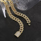 12mm | Iced Out | Mens Miami Cuban Link Chain | White Gold, 14k Gold