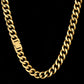 Wholesale KRKC 12mm Mens Cuban Link Curb Chain in 18K Gold