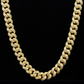 Wholesale KRKC 12mm Hip Hop Iced Cuban Link Chain In White Gold Or 14k Gold For Women