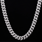 Wholesale KRKC 12mm Hip Hop Iced Cuban Link Chain In White Gold Or 14k Gold For Women