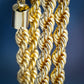 Rope Chain | Plated 14k Gold | 6mm