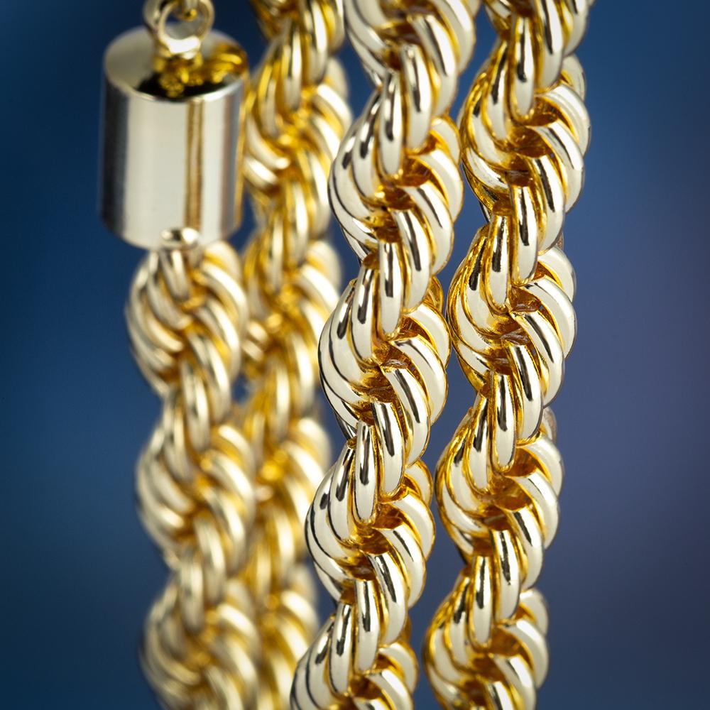 Rope Chain | Plated 14k Gold | 6mm