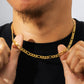 Figaro Chain | 5mm | 18k Gold Plating