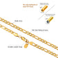 Figaro Chain | 5mm | 18k Gold Plating