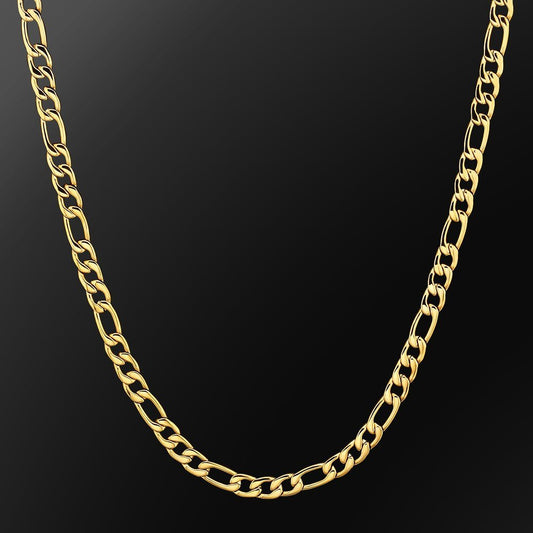 Figaro Chain | 7mm | 18k Gold Plating