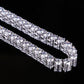 Wholesale 5mm 925 Sterling Silver Tennis Chain With Diamond CZ Plated White Gold Plated